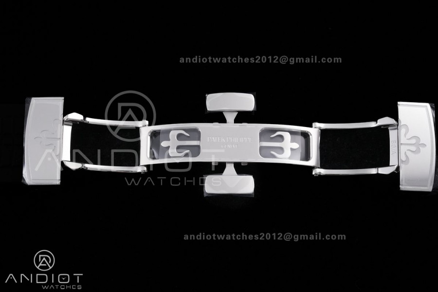 Aquanaut 5167 Singapore SS DDF 1:1 Best Edition Gray Dial on Red Rubber Strap DD330 Super Clone