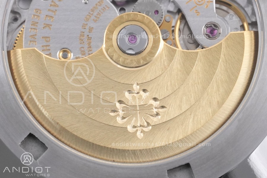 Aquanaut 5168G 42mm SS DDF 1:1 Best Edition Green Dial on Green Rubber Strap DD330 Super Clone (122g Weighted)