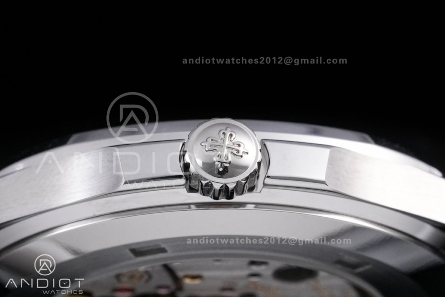 Aquanaut 5168G 42mm SS DDF 1:1 Best Edition Green Dial on Green Rubber Strap DD330 Super Clone (122g Weighted)