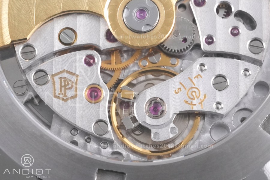 Aquanaut 5168G 42mm SS DDF 1:1 Best Edition Green Dial on Green Rubber Strap DD330 Super Clone (122g Weighted)