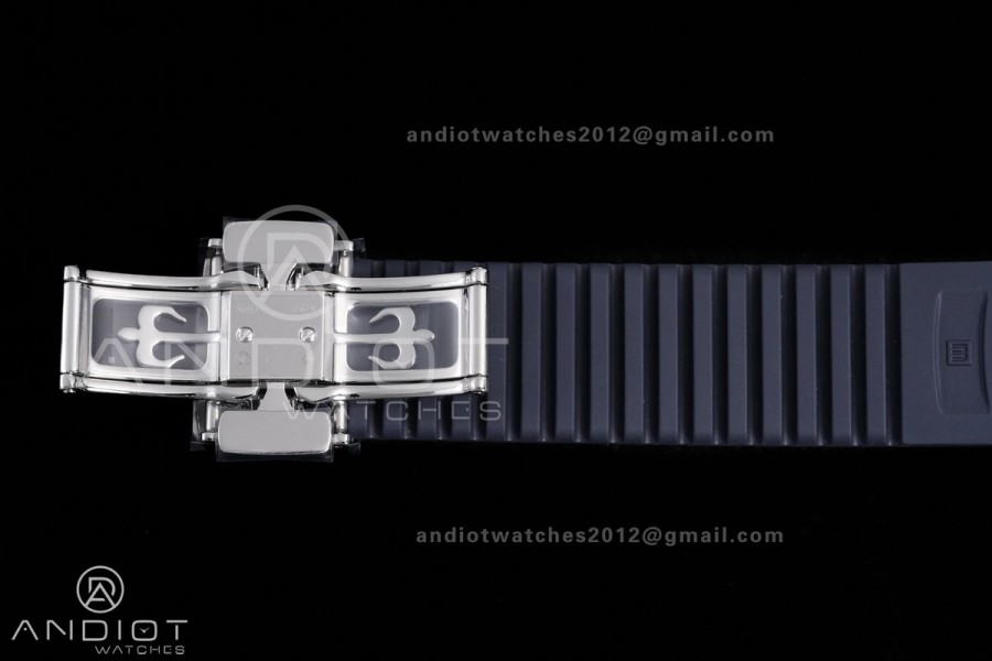 Aquanaut 5168G 42mm SS DDF 1:1 Best Edition Blue Dial on Blue Rubber Strap DD330 Super Clone (122g Weighted)