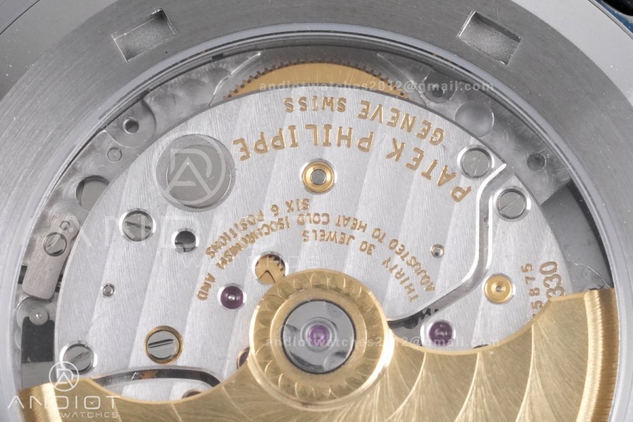 Aquanaut 5167 SS DDF 1:1 Best Edition Gray Dial on White Rubber Strap DD330 Super Clone