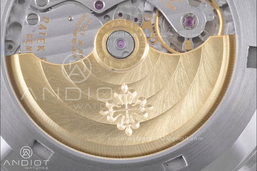 Aquanaut 5167 SS DDF 1:1 Best Edition Gray Dial on Black Rubber Strap DD330 Super Clone