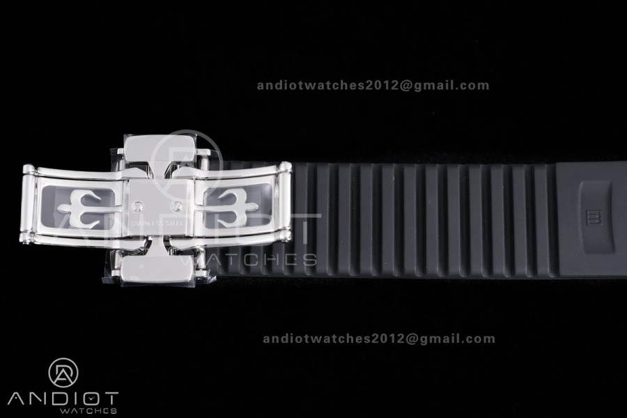 Aquanaut 5167 SS DDF 1:1 Best Edition Gray Dial on Black Rubber Strap DD330 Super Clone