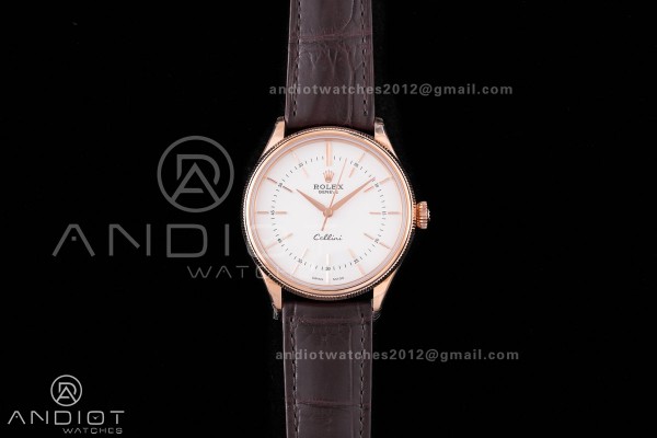 Cellini 50505 RG KZF 1:1 Best Edition White Dial S...