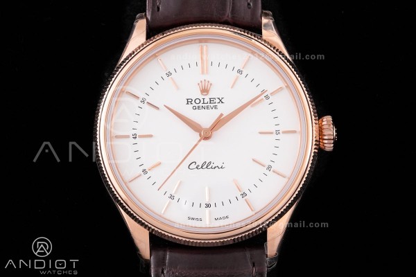 Cellini 50505 RG KZF 1:1 Best Edition White Dial S...