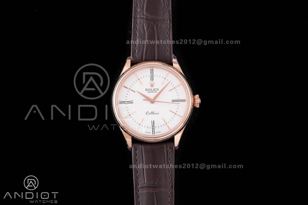 Cellini 50505 RG KZF 1:1 Best Edition White Dial R...