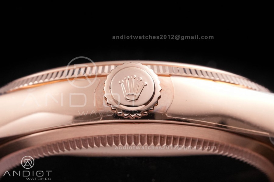 Cellini 50505 RG KZF 1:1 Best Edition White Dial Roma Markers on Brown Leather Strap SA3132