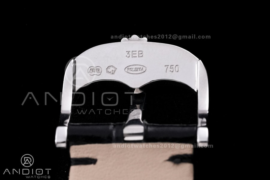 Cellini 50509 SS KZF 1:1 Best Edition White Dial Stick Markers on Black Leather Strap SA3132