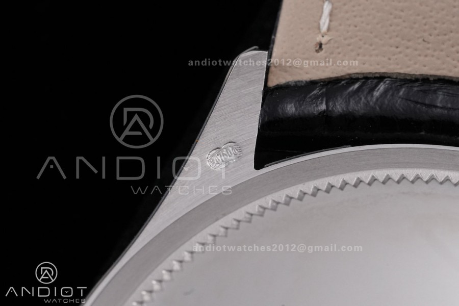 Cellini 50509 SS KZF 1:1 Best Edition White Dial Roma Markers on Black Leather Strap SA3132