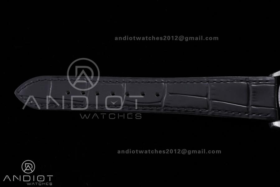 Cellini 50509 SS KZF 1:1 Best Edition White Dial Roma Markers on Black Leather Strap SA3132