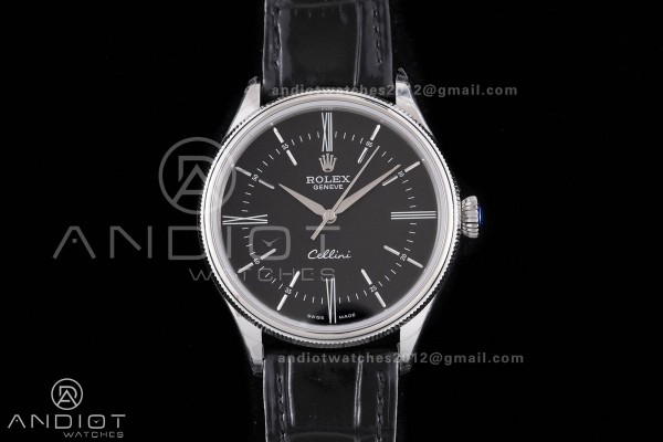 Cellini 50509 SS KZF 1:1 Best Edition Black Dial S...