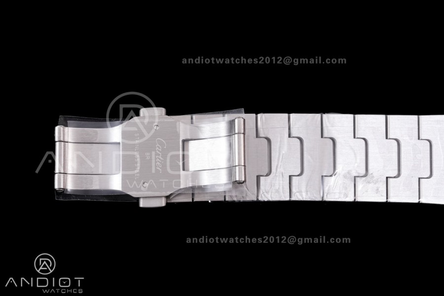 Santos de Cartier 40mm SS/YG BVF 1:1 Best Edition Gray Dial on SS/YG SmartLinks Bracelet MIYOTA 9015
