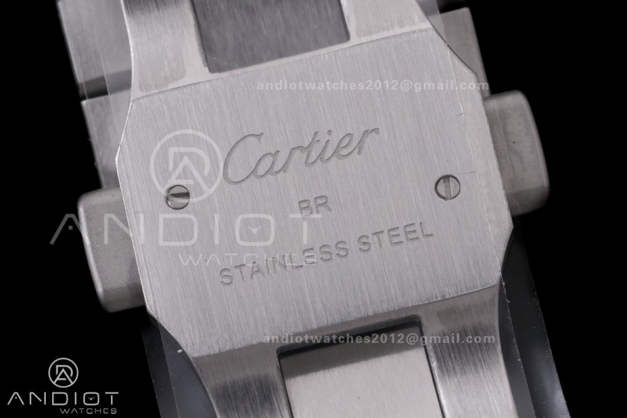 Santos de Cartier 40mm SS/YG BVF 1:1 Best Edition Gray Dial on SS/YG SmartLinks Bracelet MIYOTA 9015