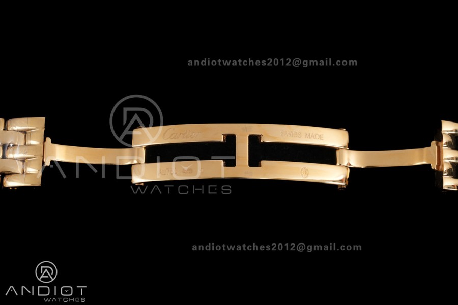 Panthère 22mm BVF 1:1 Best Edition YG White Dial on YG Bracelet Ronda Quartz