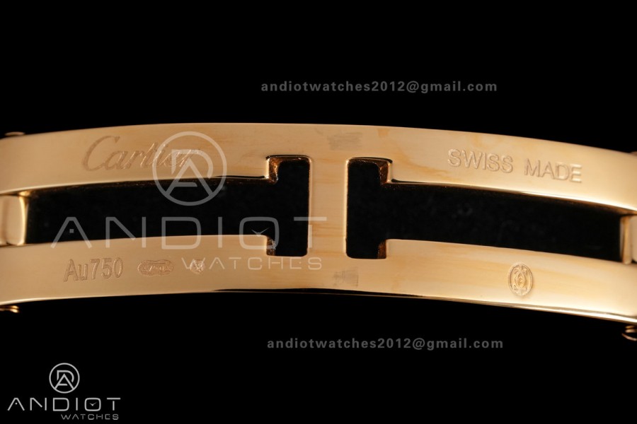 Panthère 22mm BVF 1:1 Best Edition YG White Dial on YG Bracelet Ronda Quartz