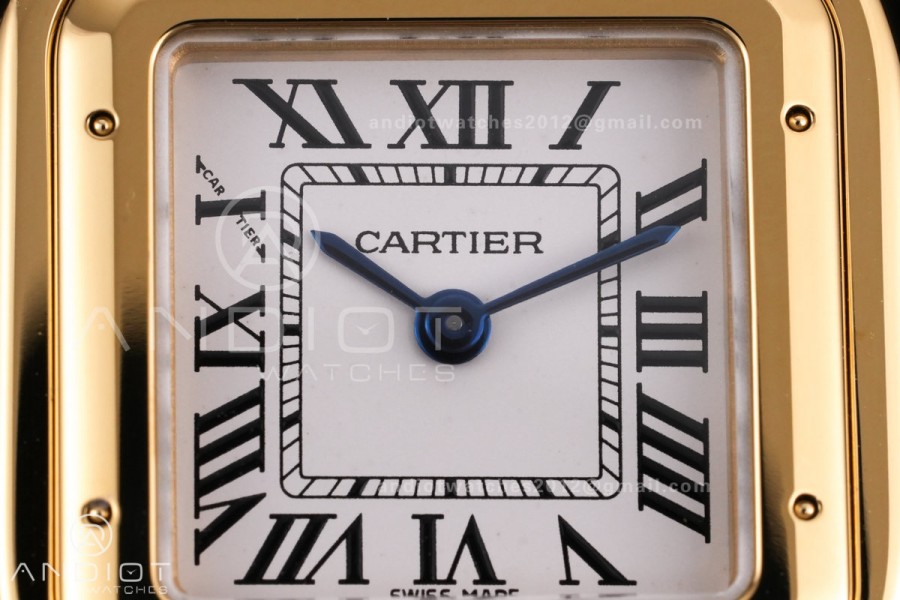 Panthère 22mm BVF 1:1 Best Edition YG White Dial on YG Bracelet Ronda Quartz