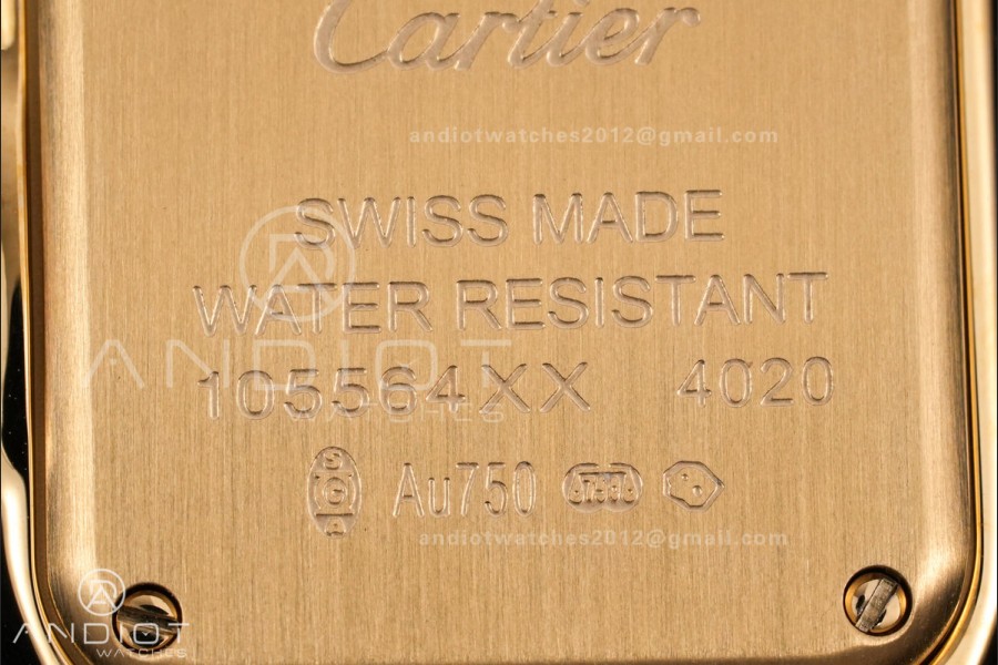 Panthère 22mm BVF 1:1 Best Edition YG White Dial on YG Bracelet Ronda Quartz