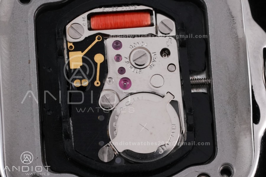 Panthère 22mm BVF 1:1 Best Edition SS White Dial on SS Bracelet Ronda Quartz