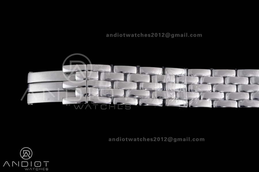 Panthère 22mm BVF 1:1 Best Edition SS White Dial on SS Bracelet Ronda Quartz