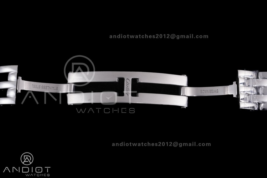 Panthère 22mm BVF 1:1 Best Edition SS White Dial on SS Bracelet Ronda Quartz