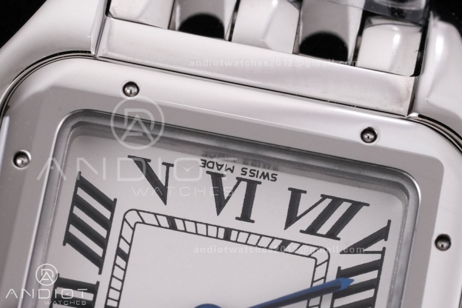 Panthère 22mm BVF 1:1 Best Edition SS White Dial on SS Bracelet Ronda Quartz