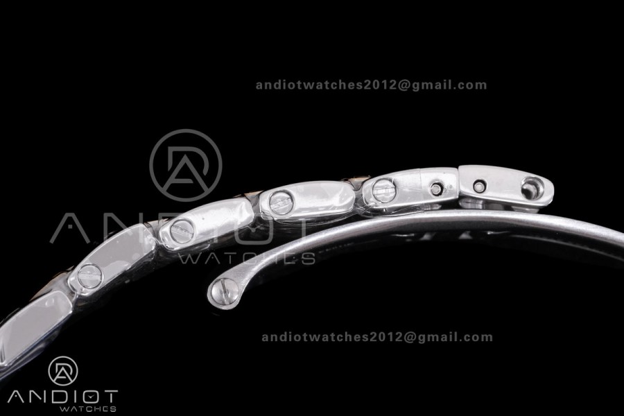 Panthère 22mm BVF 1:1 Best Edition SS/YG White Dial on SS/YG Bracelet Ronda Quartz