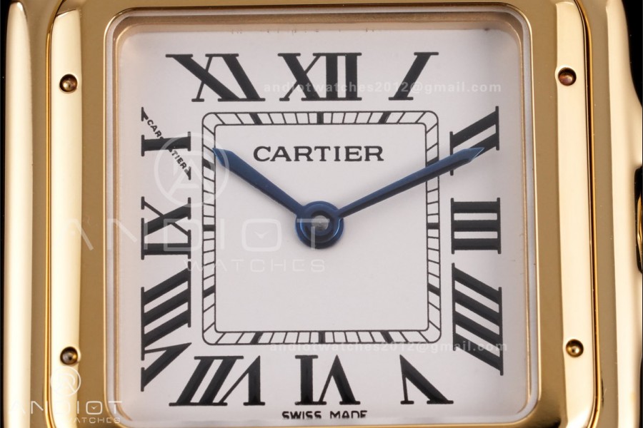 Panthère 27mm BVF 1:1 Best Edition YG White Dial on YG Bracelet Ronda Quartz