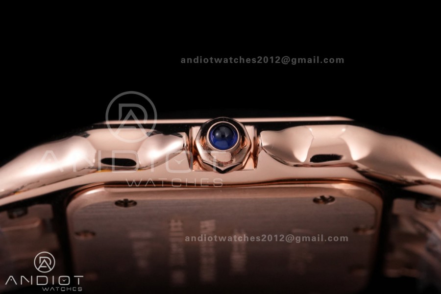 Panthère 27mm BVF 1:1 Best Edition RG White Dial on RG Bracelet Ronda Quartz