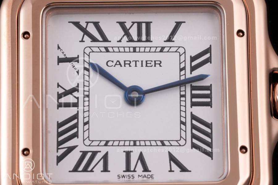 Panthère 27mm BVF 1:1 Best Edition RG White Dial on RG Bracelet Ronda Quartz