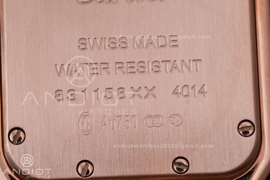 Panthère 27mm BVF 1:1 Best Edition RG White Dial on RG Bracelet Ronda Quartz