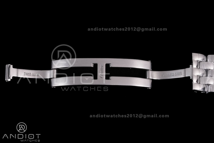 Panthère 27mm BVF 1:1 Best Edition SS White Dial on SS Bracelet Ronda Quartz