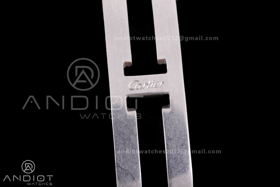 Panthère 27mm BVF 1:1 Best Edition SS/RG White Dial Diamonds Bezel on SS/RG Bracelet Ronda Quartz