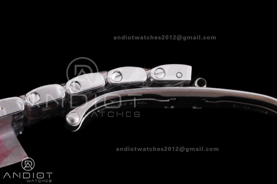 Panthère 27mm BVF 1:1 Best Edition SS/RG White Dial Diamonds Bezel on SS/RG Bracelet Ronda Quartz