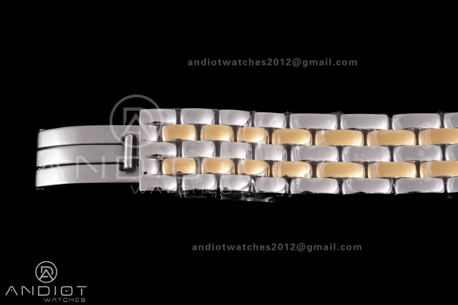 Panthère 27mm BVF 1:1 Best Edition SS/YG White Dial on SS/YG Bracelet Ronda Quartz