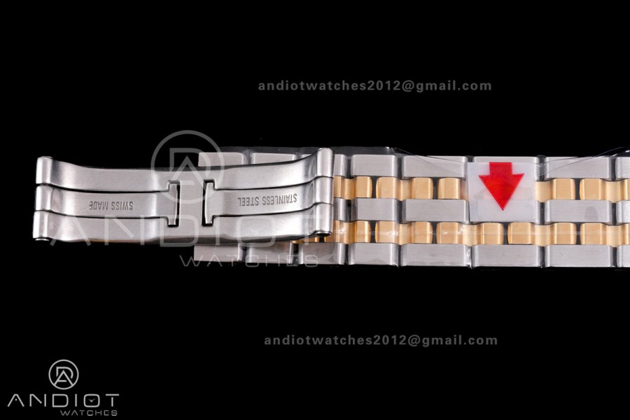 Panthère 27mm BVF 1:1 Best Edition SS/YG White Dial on SS/YG Bracelet Ronda Quartz
