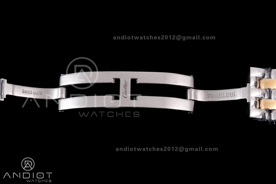 Panthère 27mm BVF 1:1 Best Edition SS/YG White Dial on SS/YG Bracelet Ronda Quartz