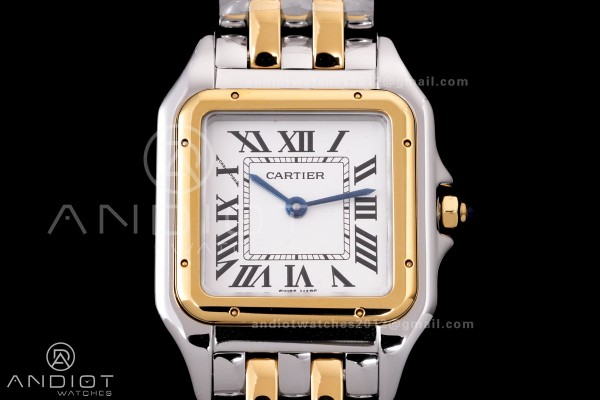 Panthère 27mm BVF 1:1 Best Edition SS/YG White Di...