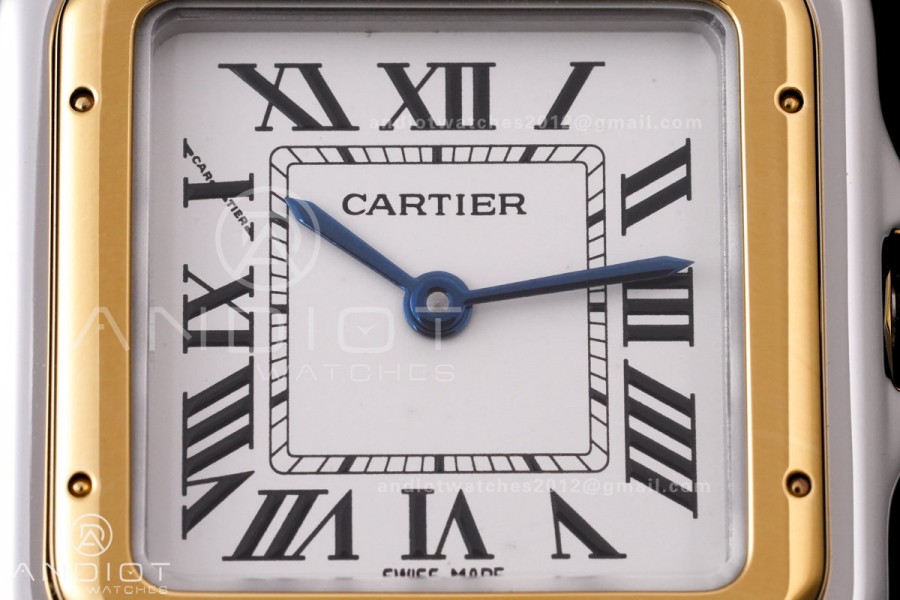 Panthère 27mm BVF 1:1 Best Edition SS/YG White Dial on SS/YG Bracelet Ronda Quartz