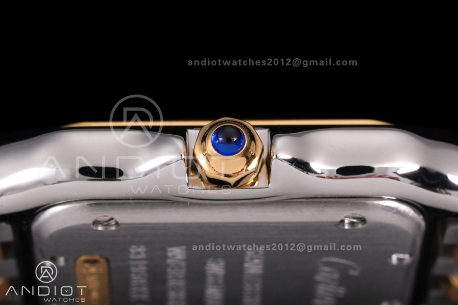 Panthère 27mm BVF 1:1 Best Edition SS/YG White Dial on SS/YG Bracelet Ronda Quartz