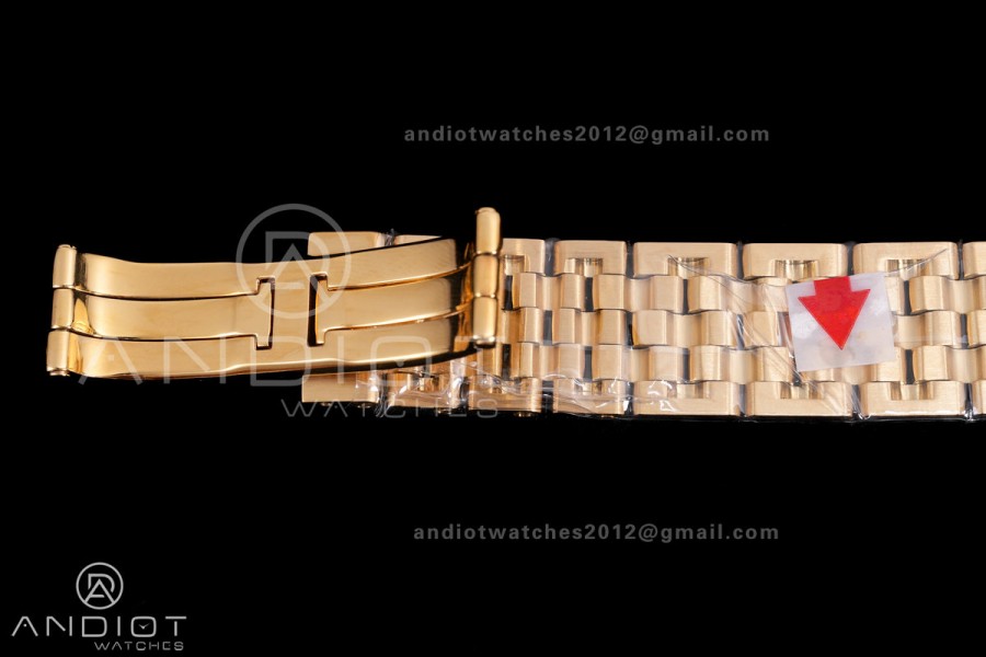 Panthère 27mm BVF 1:1 Best Edition YG White Dial Diamonds Bezel on YG Bracelet Ronda Quartz