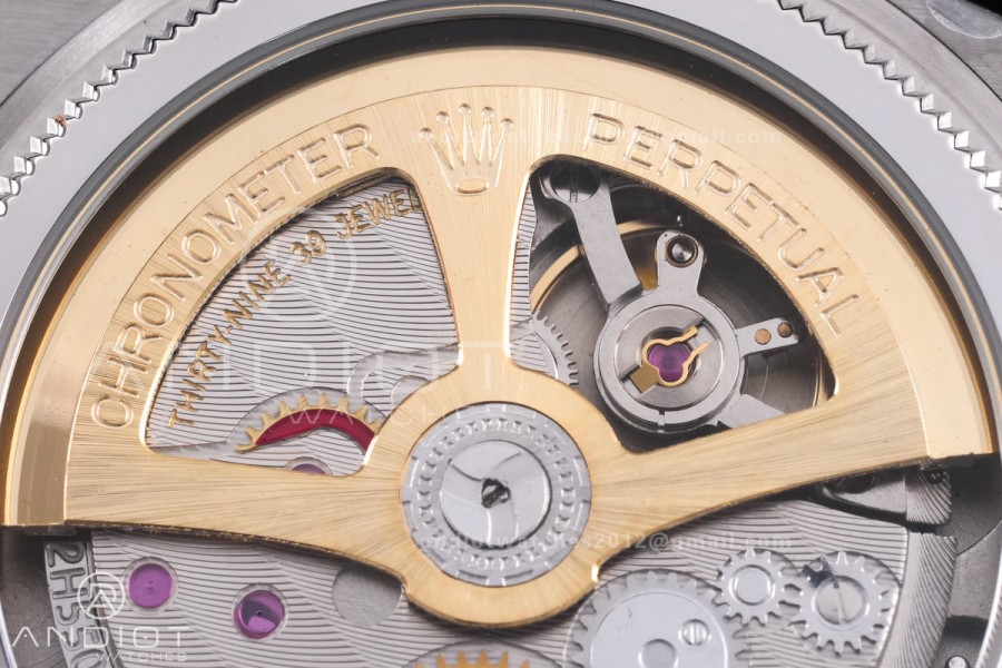 Land Dweller 127336 DIWF Best Edition Ice Blue Dial on SS Bracelet A7135