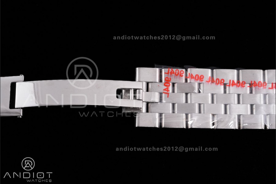 Land Dweller 127336 DIWF Best Edition Ice Blue Dial on SS Bracelet A7135