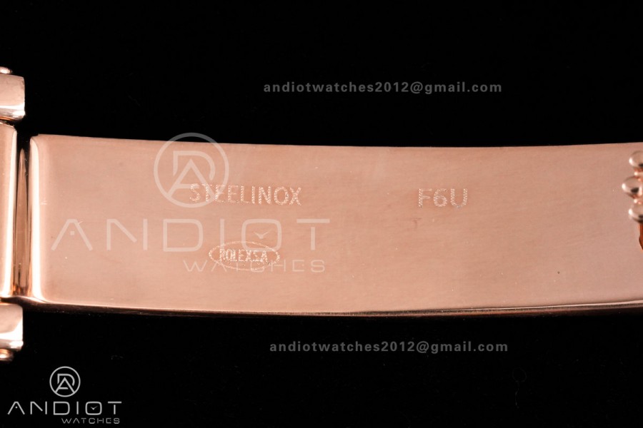 Land Dweller 127335 DIWF Best Edition White Dial on RG Bracelet A7135