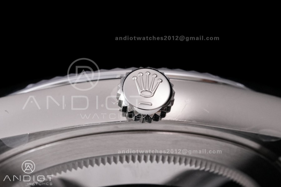 DateJust 41 126334 RCF 1:1 Best Edition 904L Steel Gray Dial Green Roman on Jubilee Bracelet RC3235