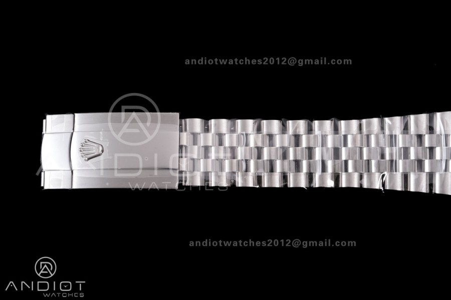 DateJust 41 126334 RCF 1:1 Best Edition 904L Steel Black Stick Dial on Jubilee Bracelet RC3235