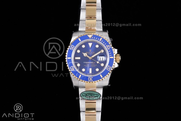 Submariner 116613LB Blue Ceramic 904L Steel/YG RCF...