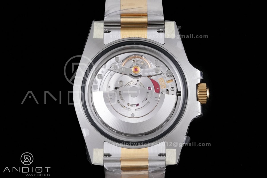 Submariner 116613LB Blue Ceramic 904L Steel/YG RCF 1:1 Best Edition Blue Dial DD3135 184g (Gain Weight)