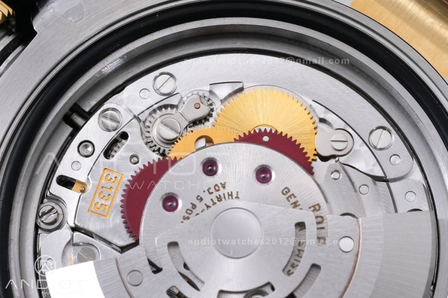 Submariner 116613LN Blue Ceramic 904L Steel/YG RCF 1:1 Best Edition Blue Dial DD3135 184g (Gain Weight)