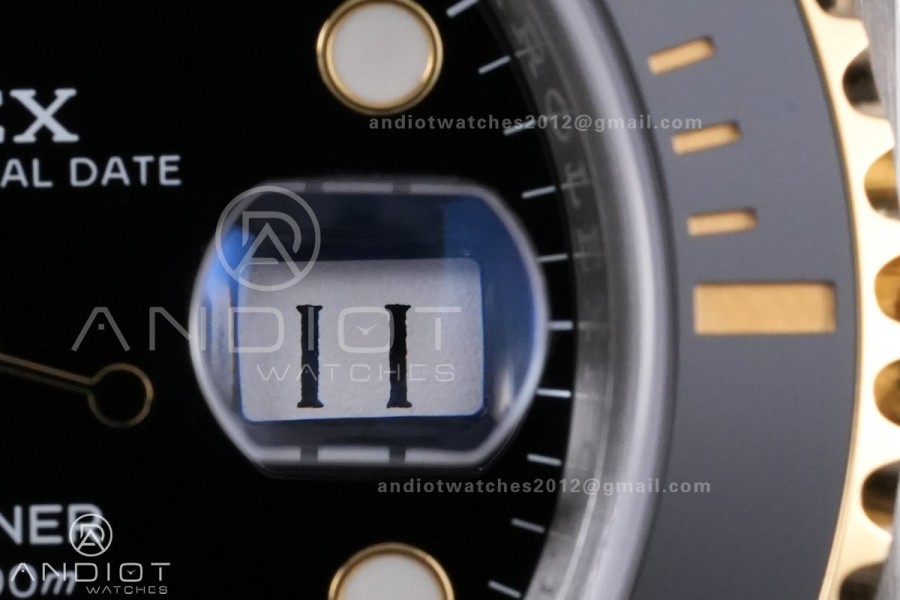 Submariner 116613LN Blue Ceramic 904L Steel/YG RCF 1:1 Best Edition Blue Dial DD3135 184g (Gain Weight)